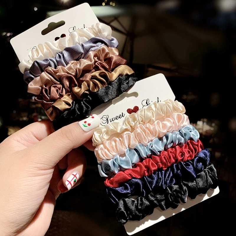 Simple Hair Scrunchies Headwear Scrunchy for Female Ponytail Holder