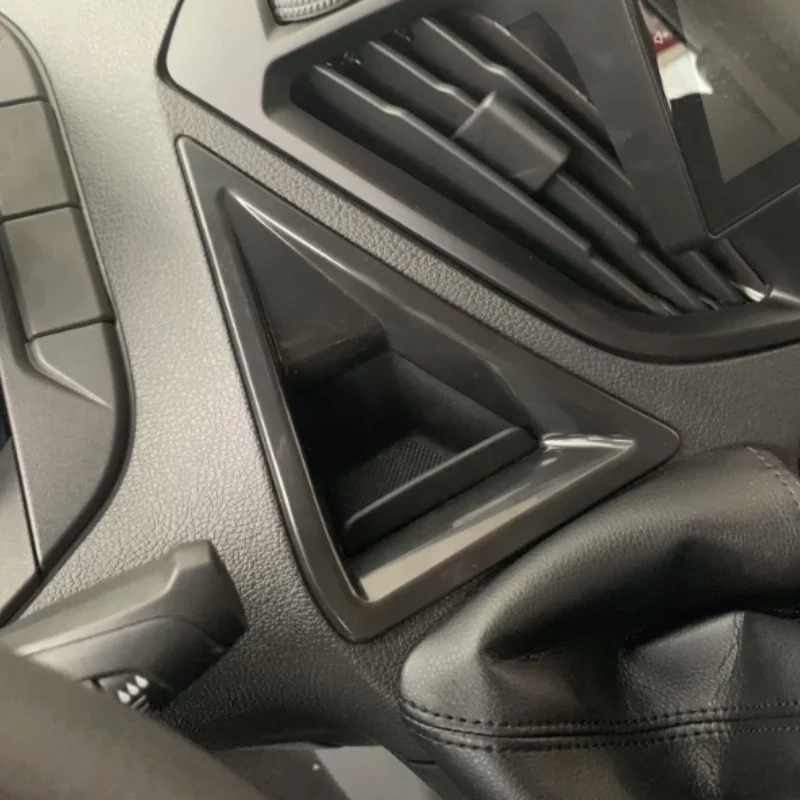 2017-2022 Ford Transit V362 ABS carbon fiber inner handle glass switch shift frame interior modification view 5