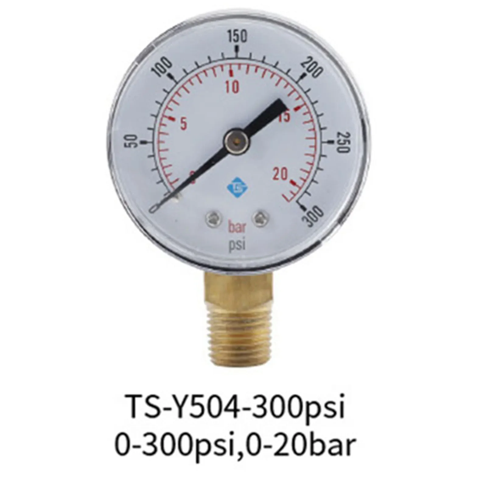 Cyfrowy miernik ciśnienia promieniowego TS-Y504 Water Oil 0-100psi 0-15psi 0-160psi 0-300psi 0-30psi 0-60psi 1/4 cala