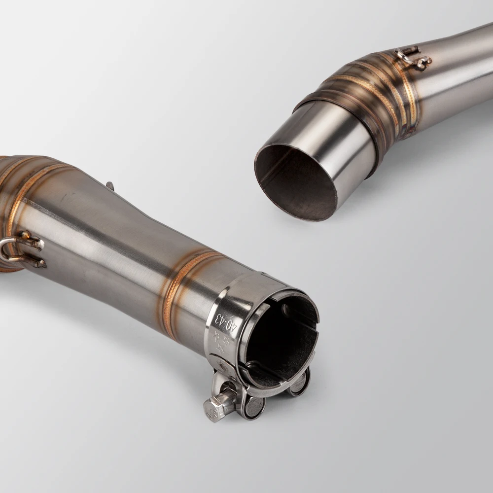 Slip On Motorcycle Exhaust Pipe Muffler Escape Modified Tube Header Front Link Pipe For SH300I sh300 sh300i 2015-2020