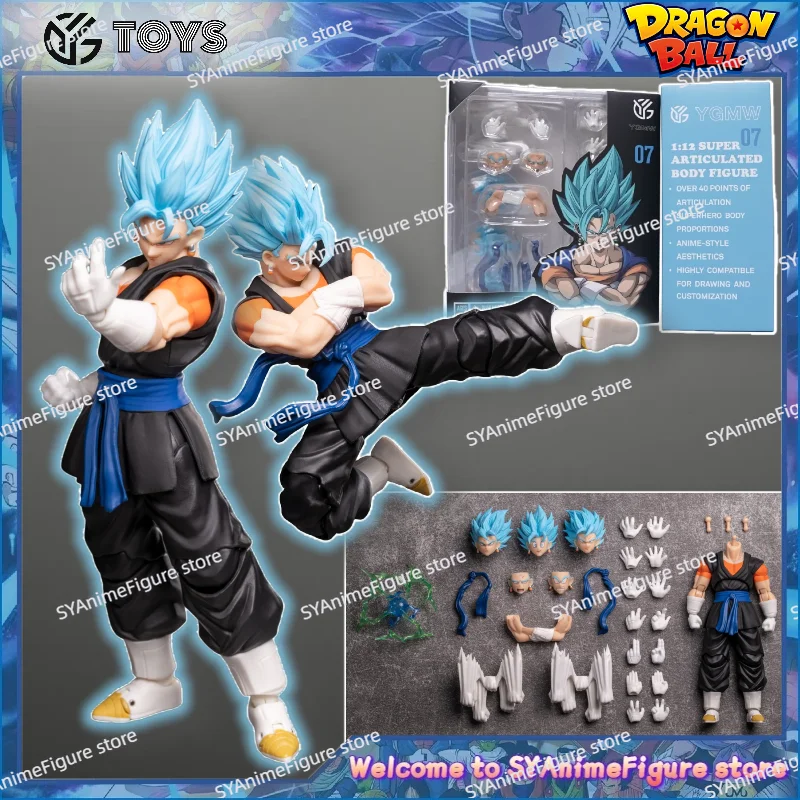 In Stock YGMW Studio OC Toys Dragon Ball Super Saiyan Vegetto 07 Solid Color Version Action Figure Toy Collection Gift