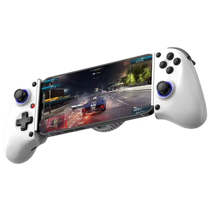 ABZZ-New D11S Extendable Gaming Controller Hall Trigger BT 5.2 With Cooling Fan/Programmable Back Buttons