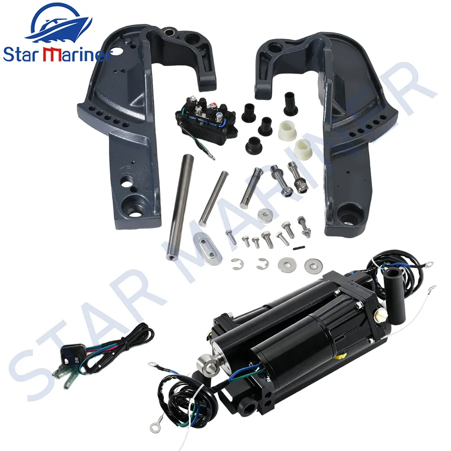 

Комплект блока управления Power Tilt Trim / кронштейнов для крепления 65W-43800 для подвесных лодочных моторов Yamaha 2T 40HP 4T 25HP 65W-43111-00-4D 65W-43112-00-4D