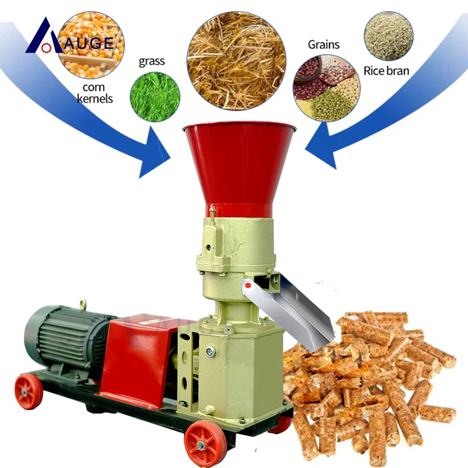 High-Efficiency Automatic Pelet Machine Animal Feed Pellet Equipment Poultry Pellet Production Machine Chicken Cattle Feed