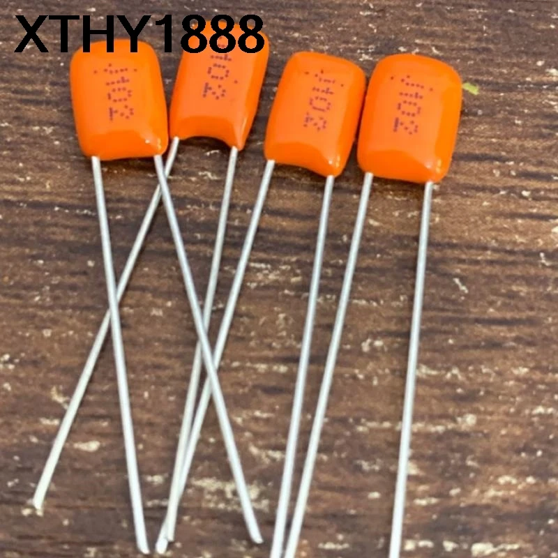 10PCS 1000PF 100V APS Orange Audio Film Capacitor 100V 102 1000PF