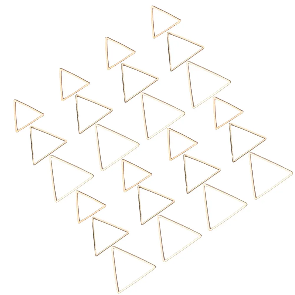 60Pcs Metal Geometric Pendant Set Fine Workmanship DIY Earring Drop Charms for Jewelry Making Birthday Gift Cosplay Costume