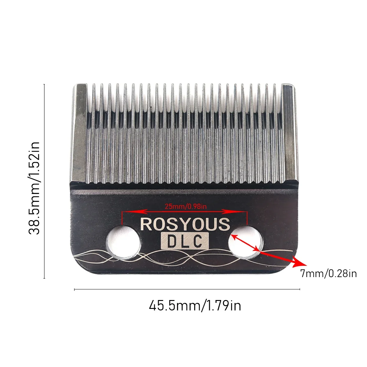 Madeshow/WAHL/MRD/Gamma/SC/JRL KM-90-4용 DLC 블레이드 전문 헤어 클리퍼 액세서리 초박형 블레이드 트리머 교체