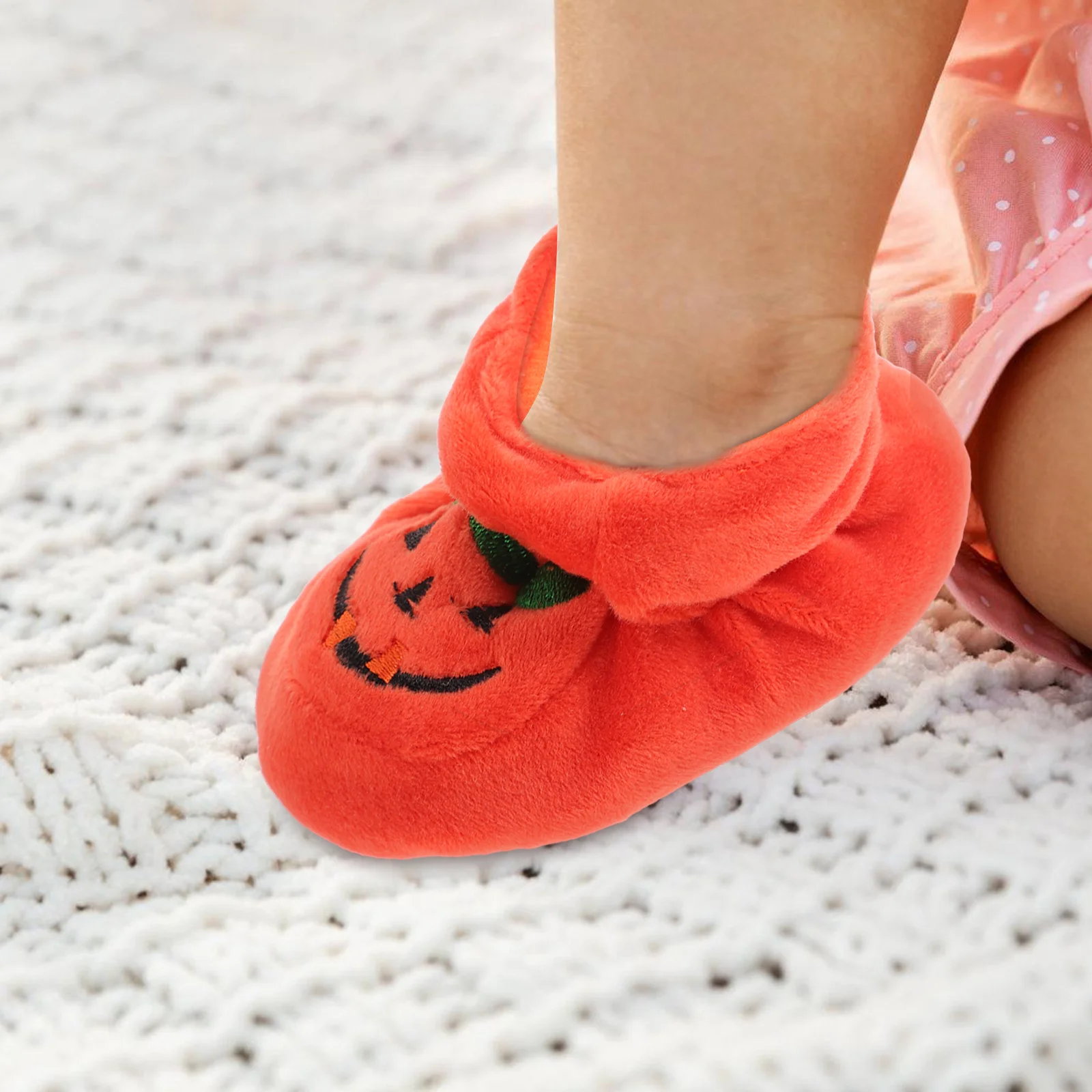 1 زوج طفل أحذية قطنية عدم الانزلاق طفل اليقطين Prewalker الخريف الشتاء تنفس الرضع الأحذية الطفل المضادة للانزلاق الأحذية #2