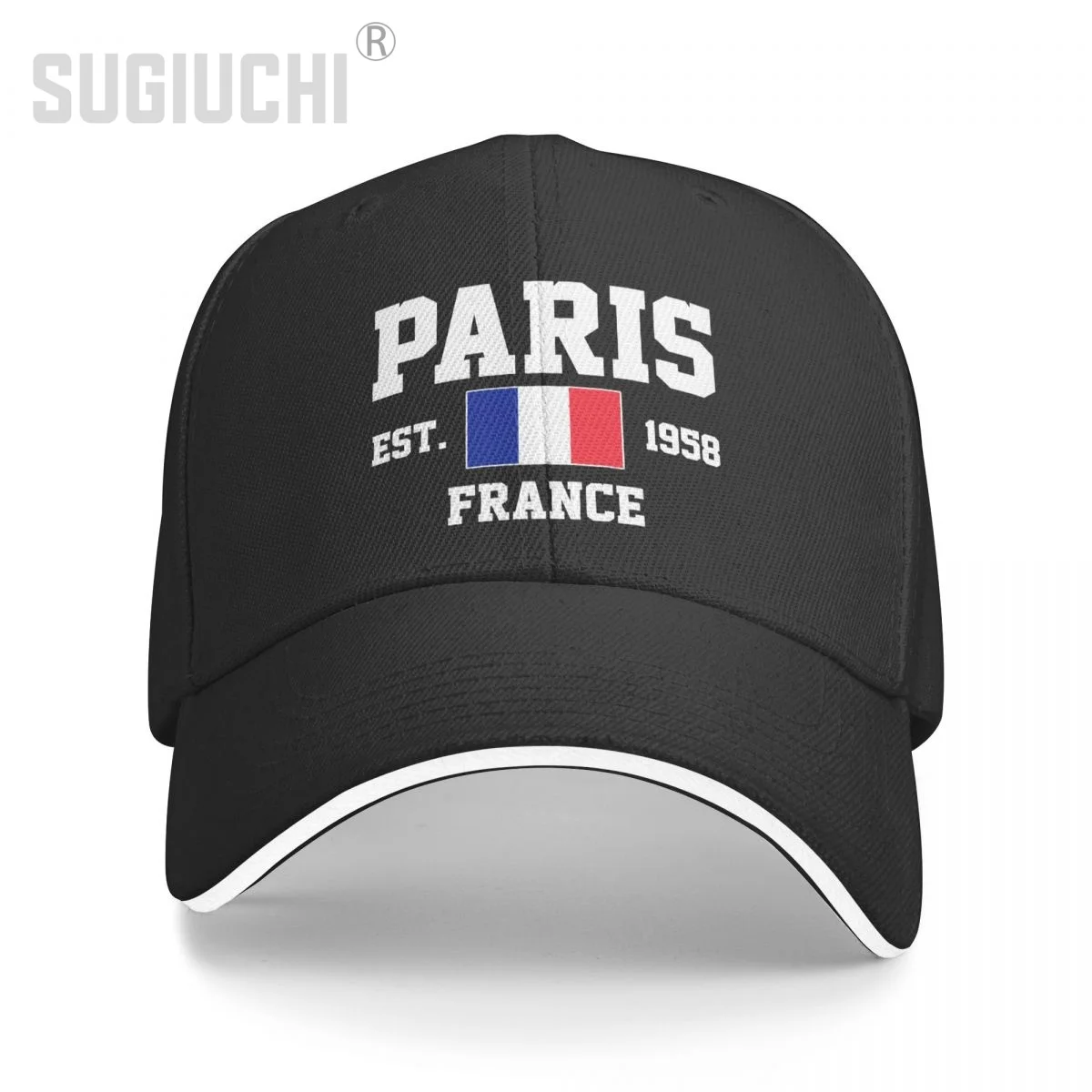 

Baseball Cap France EST.1958 Paris Capital Men Women Unisex Hip Hop Sandwich Caps Snapback Golf Hat Fishing