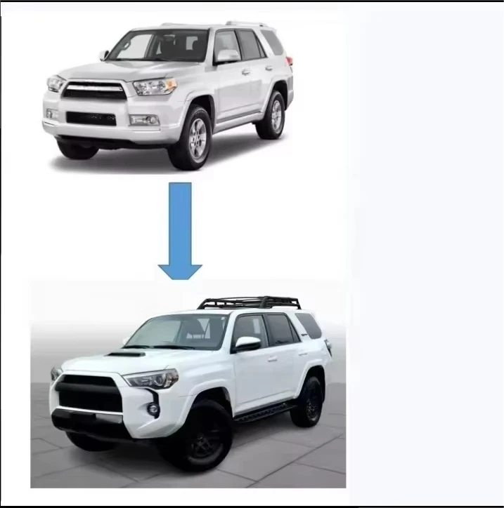 

Car Modification Front Bumper with Light Body Kit for 4Runner 10-13 Upgrade to 2014