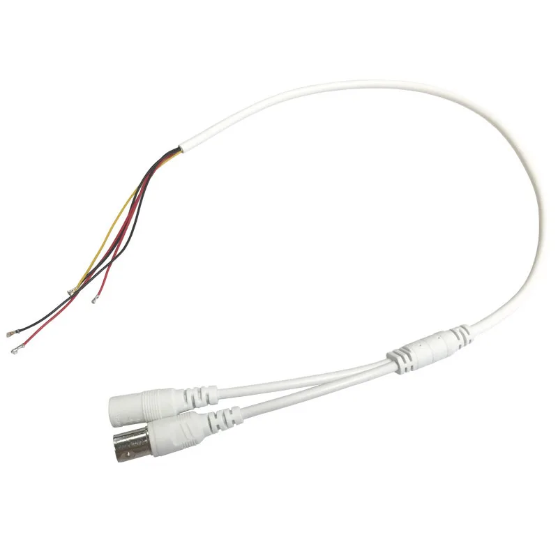 10 szt. Kabel wideo 5-żyłowy do kamer CCTV z wejściem DC (2-pin 2.0mm) + wyjściem BNC (3-pin 1.25mm) do kamer CCTV — zdjęcie 7