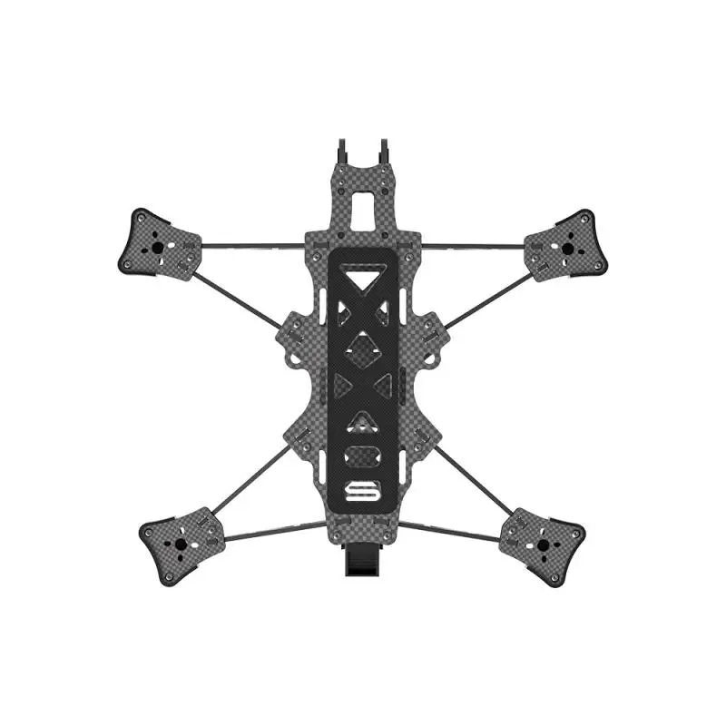 Aos Ul7 V5 Fpv Frame Kit With 3mm Arm Compatible With O4 Air Unit Pro / O3 Air Unit / Hd Vista / Blitz Whoop 1.6w Vtx For Fpv