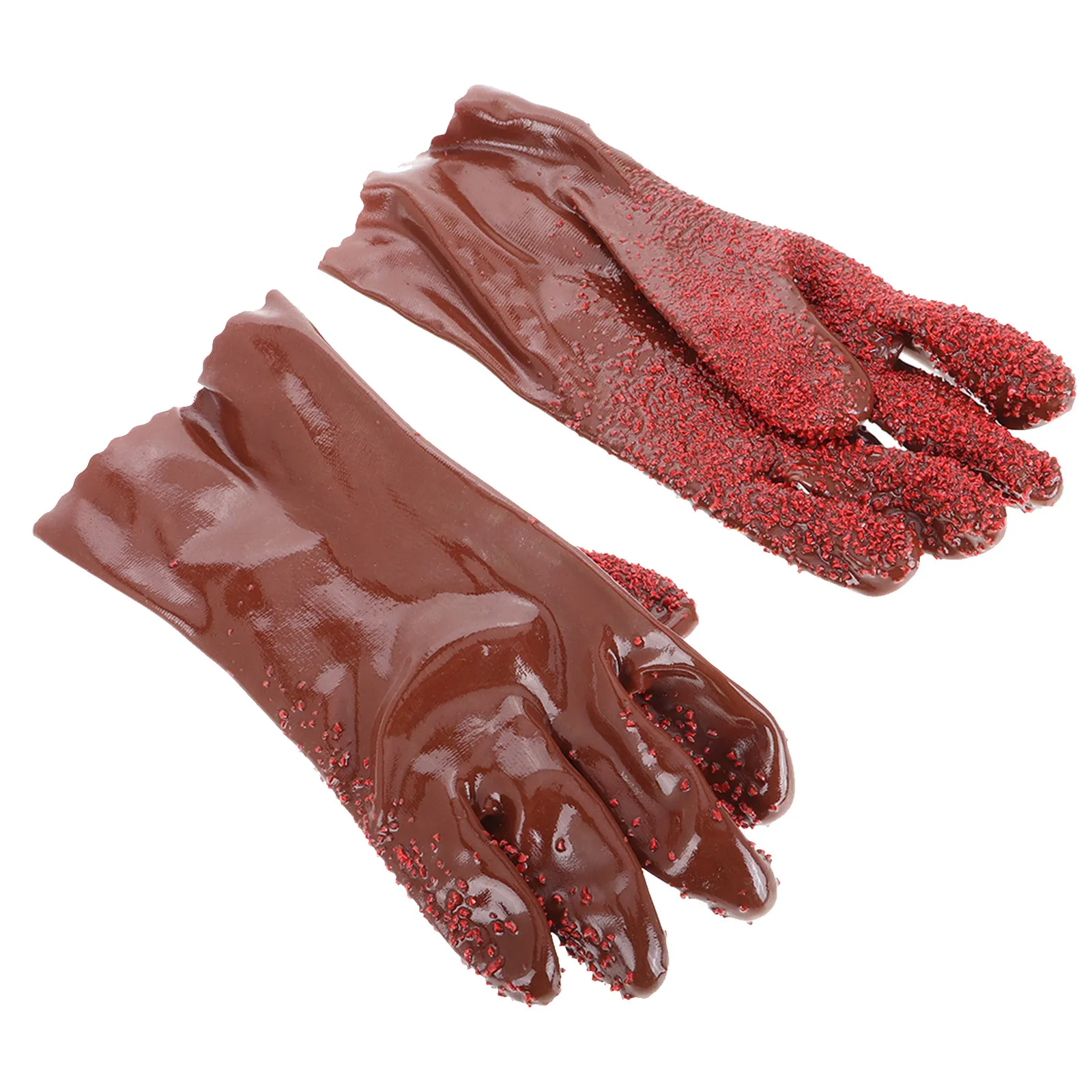 

1 пара перчаток для уборки из ПВХ, водонепроницаемые, нескользящие, эргономичные, для мытья посуды, коммерческой кухни, работы с животными