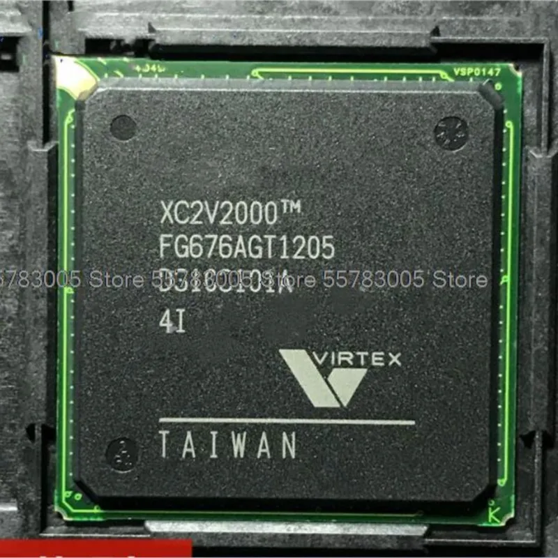 1PCS New XC2V2000-4FG676I   XC2V2000-4FG676C  XC2V2000-FG676   BGA Programmable Logic Device Chip IC