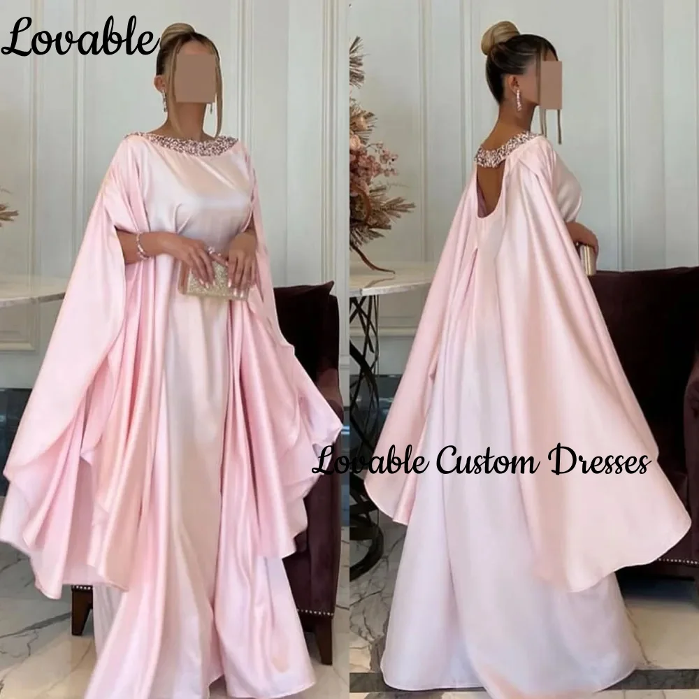 

Элегантные вечерние платья на заказ, платья длиной до пола с овальным вырезом для особых мероприятий, расшитые бисером на молнии, Vestidos De F