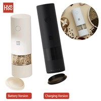 YouPin Huohou Electric Grinder Automatic Mill Pepper And Salt LED Light 5 Modes Peper Spice Grain Pulverizer For Cooking