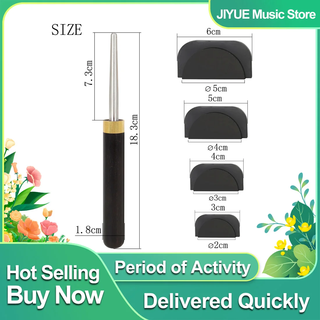 

SLADE Saxophone Sound Hole Deformation Dent Repairing Parts Alto Soprano Saxophone Universal ​Four Size Spacer Accessories