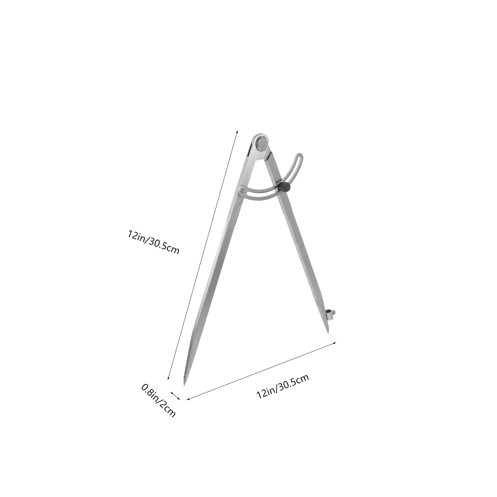 Imagem -06 - Asa Indexação Pinça Portátil Geometria Compassos Grande para Desenhar Círculos Ferramenta Scribe Iron Math Elaboração Student Ferramentas