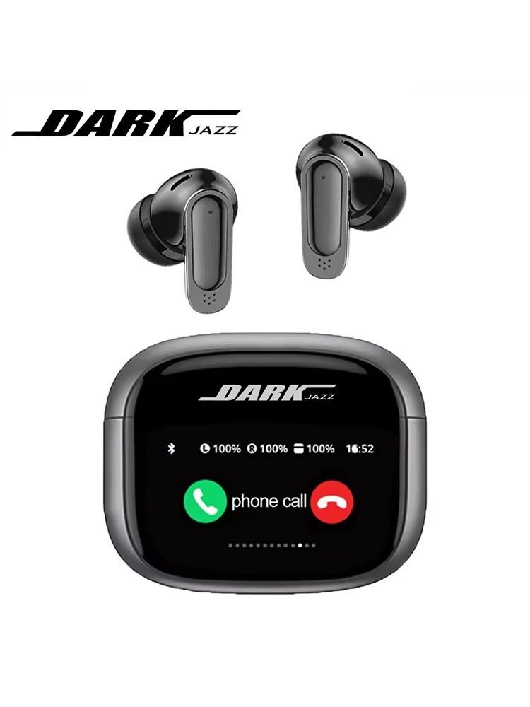 Darkjazz nouveau V11 sans fil Bluetooth écouteurs casque Sport de plein air casque réduction du bruit avec affichage contrôle tactile écouteurs