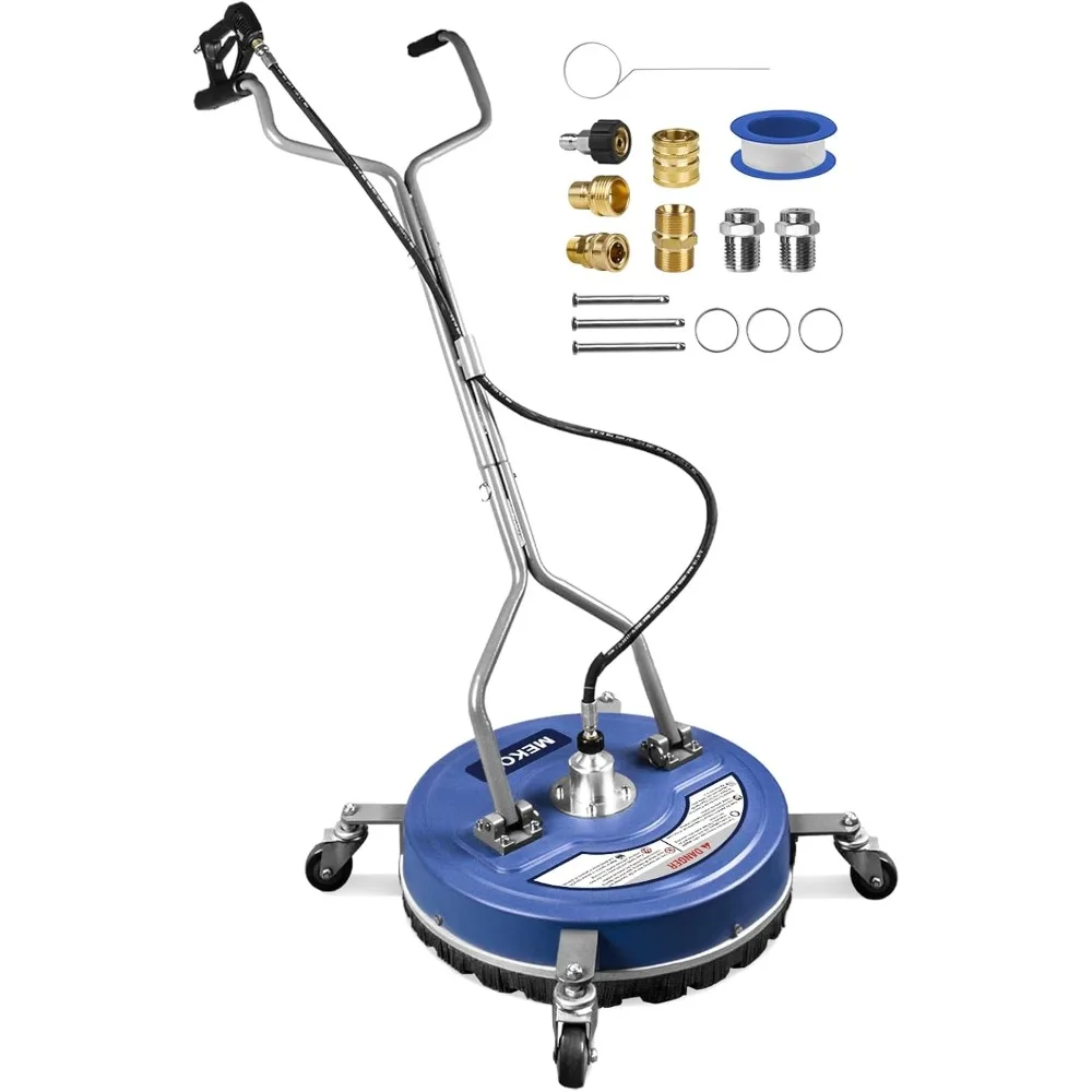 

Pressure Washer Surface Cleaner 20'', 4500PSI Power Washer Surface Cleaner Attachment with Wheels, Pressure Washer Accessory