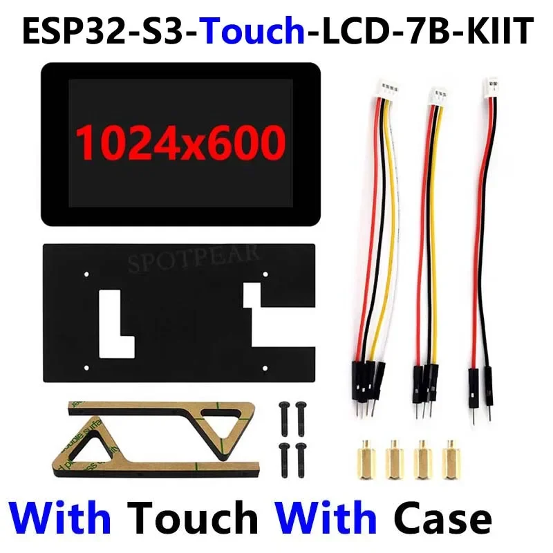 ESP32-S3 7-inch LCD-aanraakscherm-1024x600 IPS-scherm, WiFi/Bluetooth, CAN & RS485, Waveshare ESP32-S3-LCD-7B