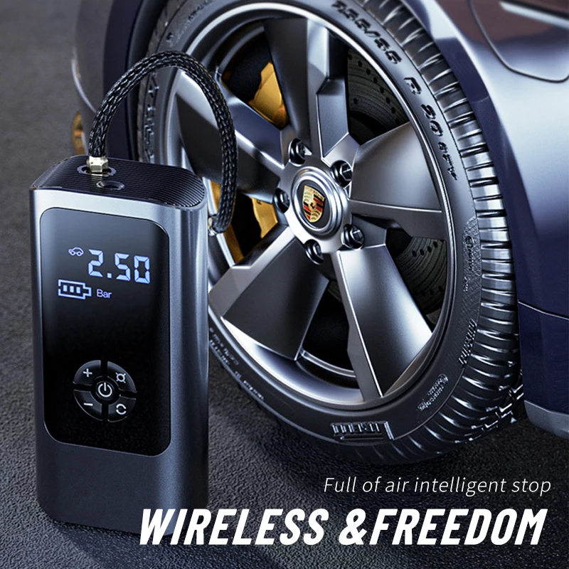 

Wireless Car Inflator Smart Digital Display Tyre Inflation 12V Portable High Pressure Pump Mini Smart Inflator Car Accessories