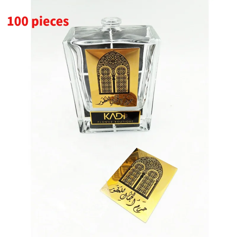 10 0.Zhang.Custom.Custom Logo Decals Metal Perfume Labels Cap Badge Zamac Emblem Sticker Glass Bottle