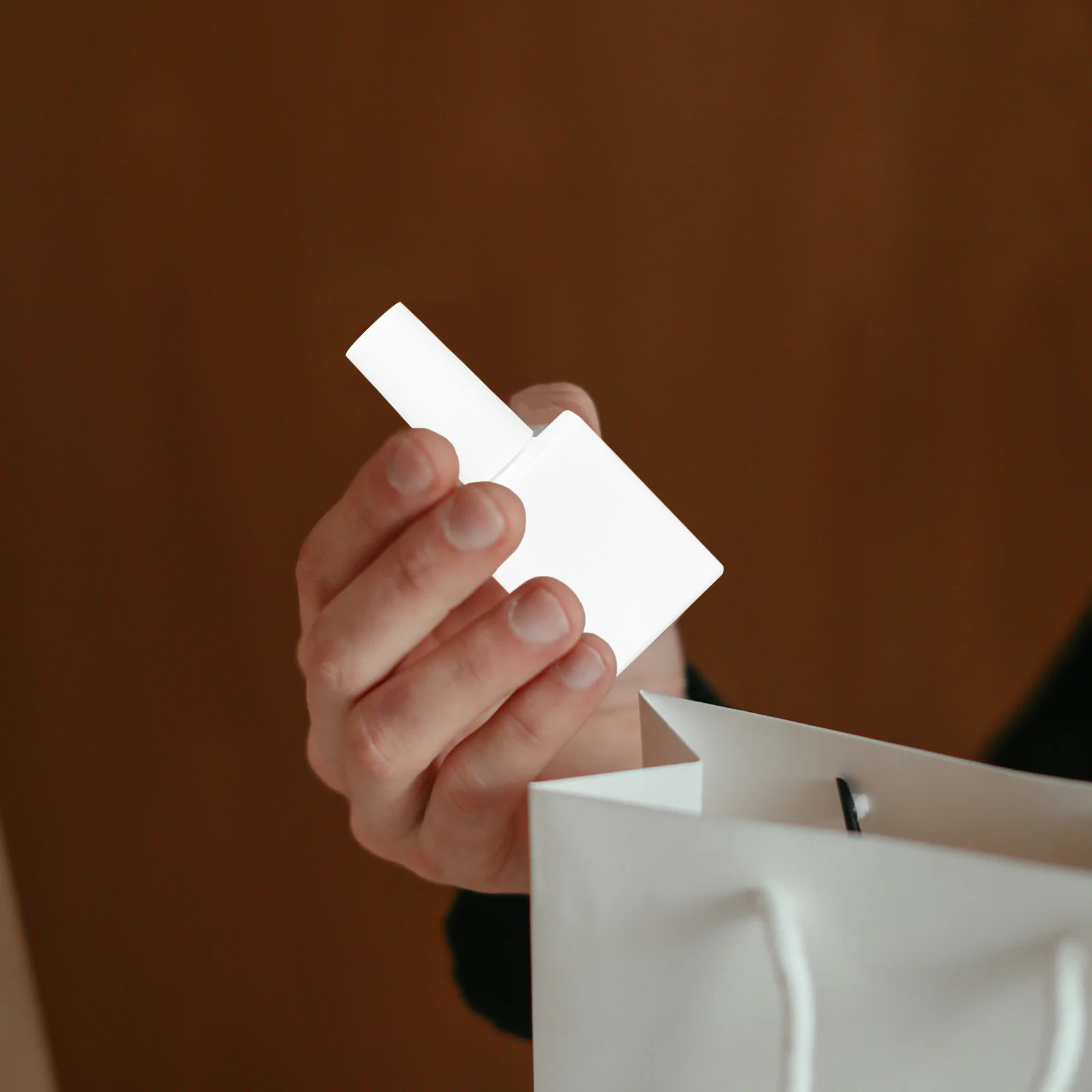 6 قطع من زجاجات طلاء الأظافر الفارغة بتصميم فرشاة حاملات محمولة قابلة لإعادة الاستخدام لتخزين الفن زجاجات طلاء الأظافر الفارغة #1