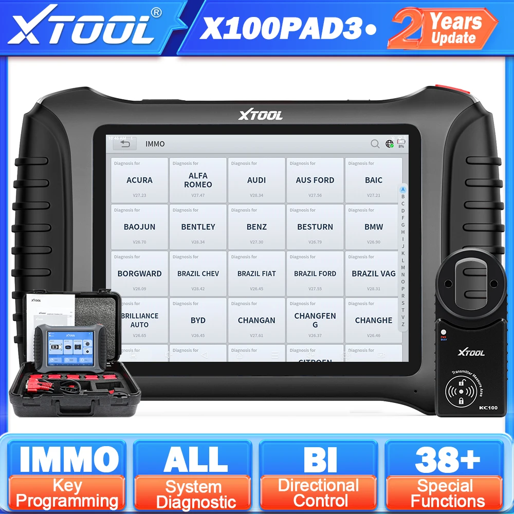 Cable 12 Mass 8 for XTOOL X100 PAD3 V2.0 Elite – The Missing Link in Modern Immobilizer Diagnostics