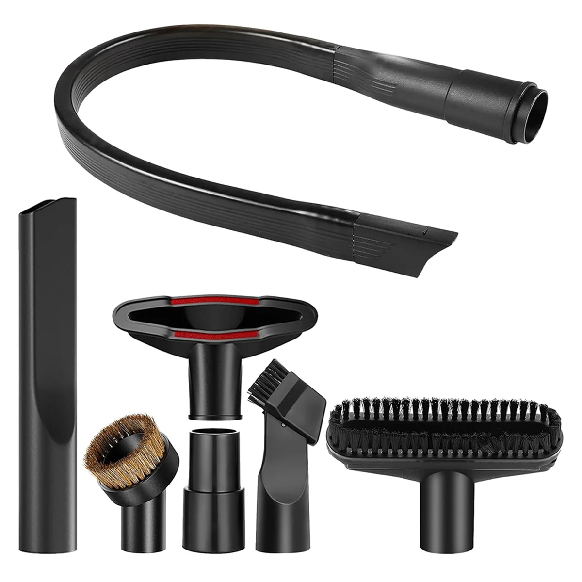 

Vacuum Cleaner Nozzle Set 32-35mm, Universal Vacuum Cleaner Attachment Brush with Crevice Nozzle Furniture Brush