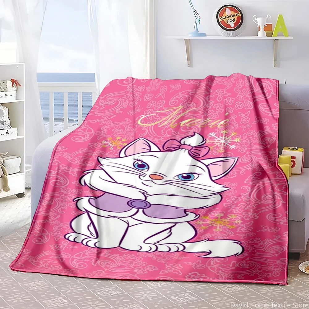 31 Style Cute Cat Marie Blanket Flannel Soft Warm Throw,Travel Blanket Sofa Kids Adult Children Nap Blankets For Girl Women Gift