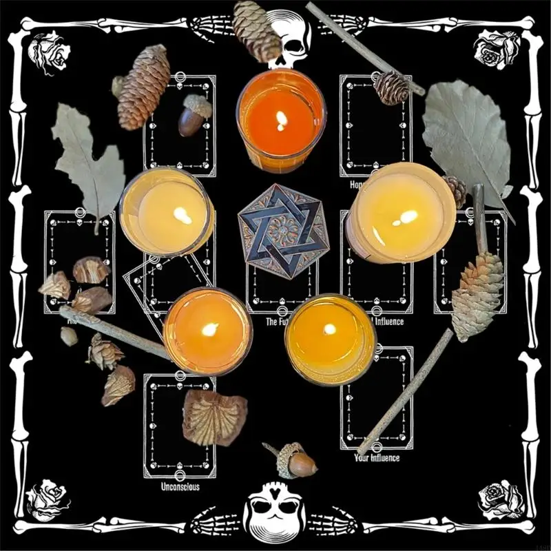 448d Tarots Cards tablecloth Alloth Cloth Oracles Divinations Divinations Accessories