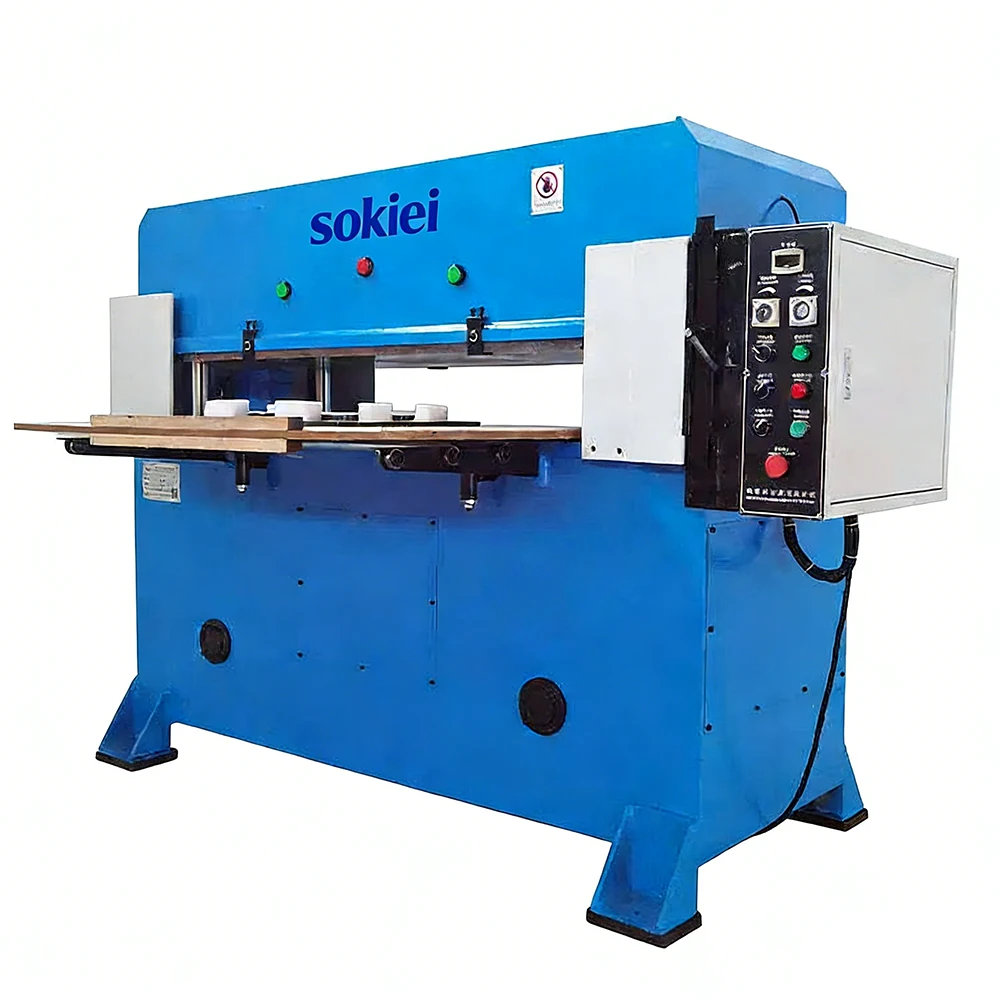 40 Tons Four-Column Hydraulic Press Die Cutting Machine For Leather EVA Rubber Foam Cutting