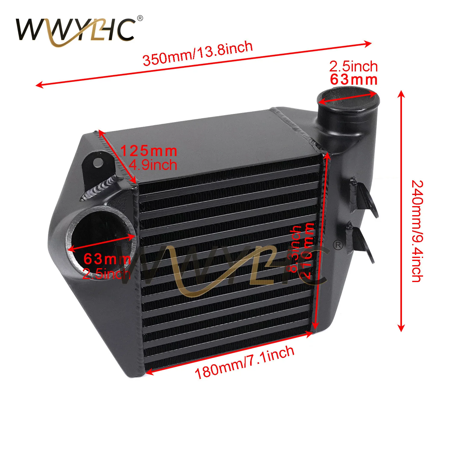 Automotive Intercooler Radiator for 99-05 MK4 1.8T