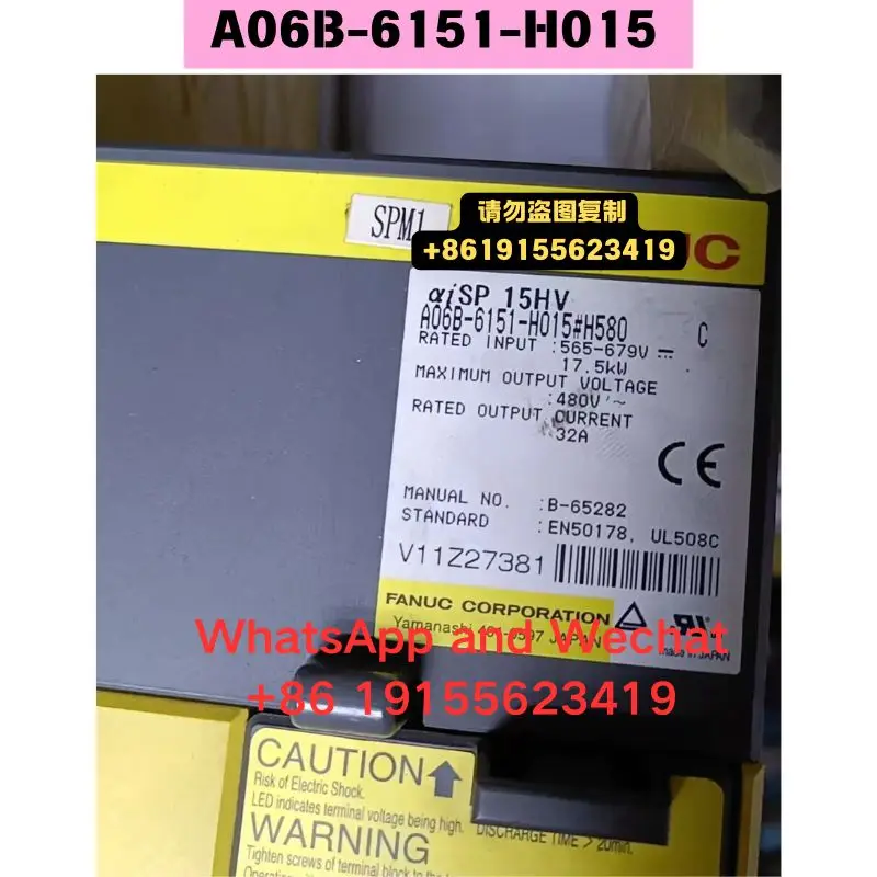 Used OEM disassembled parts A06B-6151-H015 Driver Functional test OK Quick delivery