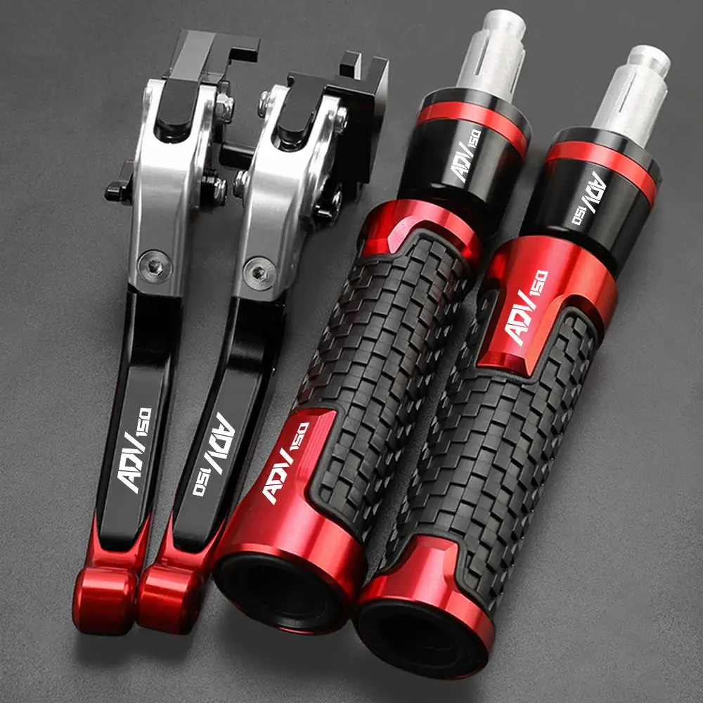 

For HONDA ADV150 ADV 150 ADV-150 Motorcycle Accessories Adjustable Brake Clutch Levers Handle bar grips ends 2019 2020