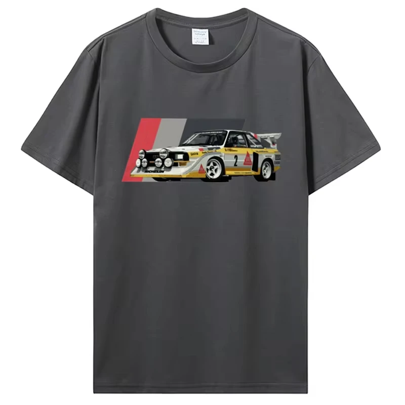 Sport S1 E2 Group B Rally Car Stig Blomqvist Mikkola And Walter T-Shirt Casual T Shirt Cotton Tops Men's Clothing Unisex Tshirt