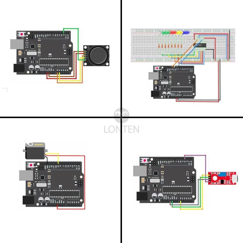 Lonten Starter Kit for Arduino UNO R3 Ultimate Starter Set Full Version Learning DIY Kit Project for UNO with Tutorials LTARK-2