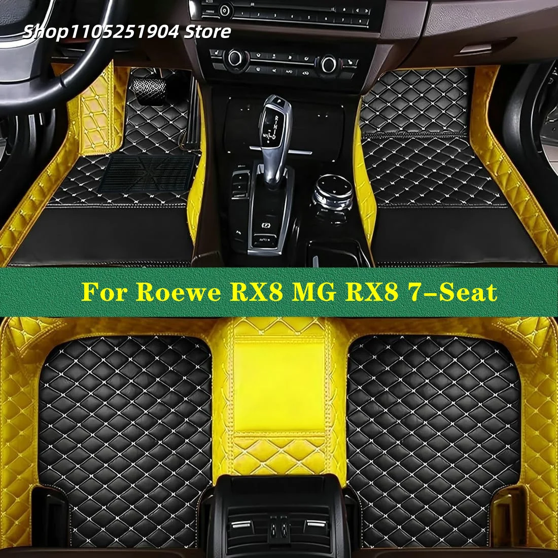 Auto Carpets Car Floor Mats For Roewe RX8 MG RX8 7-Seat 2018 2019 2020 2023 2024 Car Mat Interior 