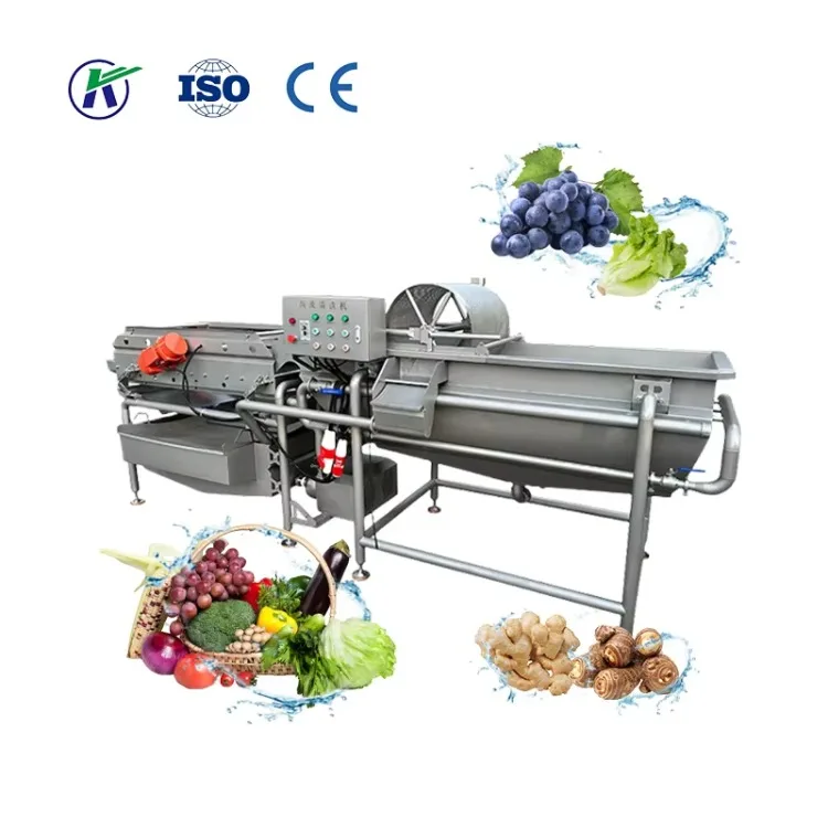 Industry Professional Vegetables&fruit Vortex Cleaning Machine High Output Vegetable Cleaner Washer for Carrots Cabbage