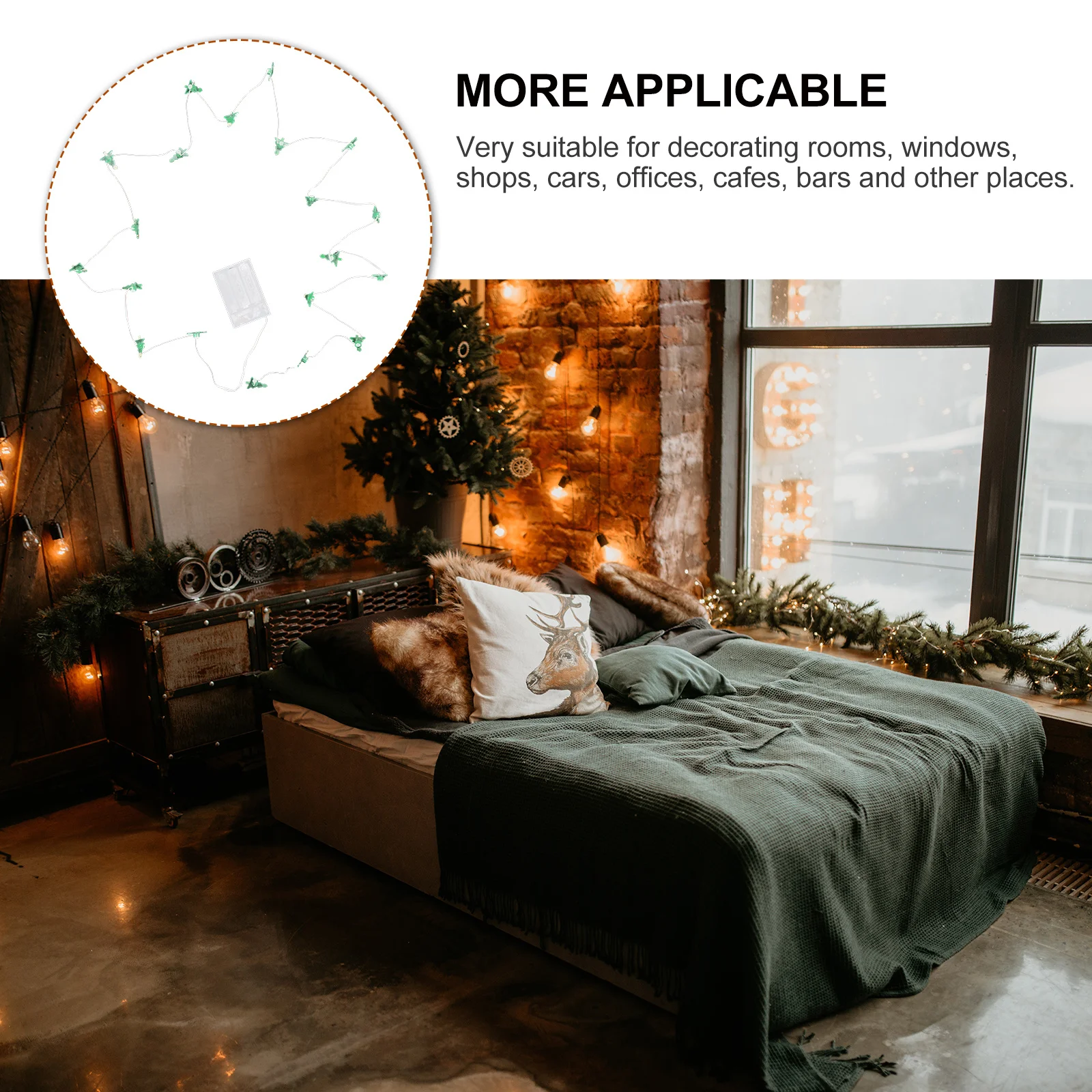 

1 set Christmas Tree Light String Led Xmas Tree Shape Lamp For Holiday Party Decor Christmas Gift Wedding Festival Decoration