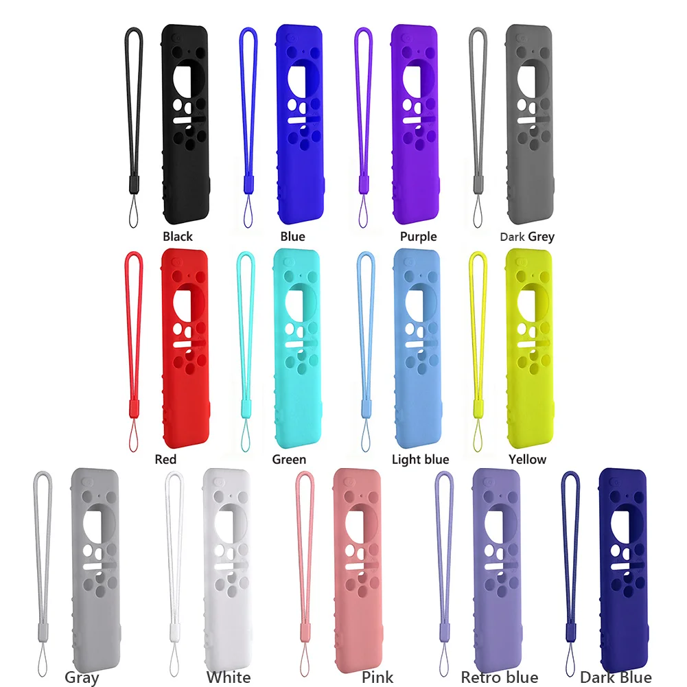 Remote Control Case BN59-01432A 01432B Remote Control Cover Protector Silicone with Lanyard for Samsung 8K Neo QLED HDR Smart TV