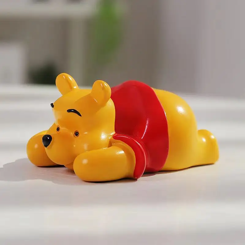 Disney Winnie the Pooh New Cartoon Men's and Women's Desktop Compact Portable Multifunctional Mobile Phone Stand Decoration