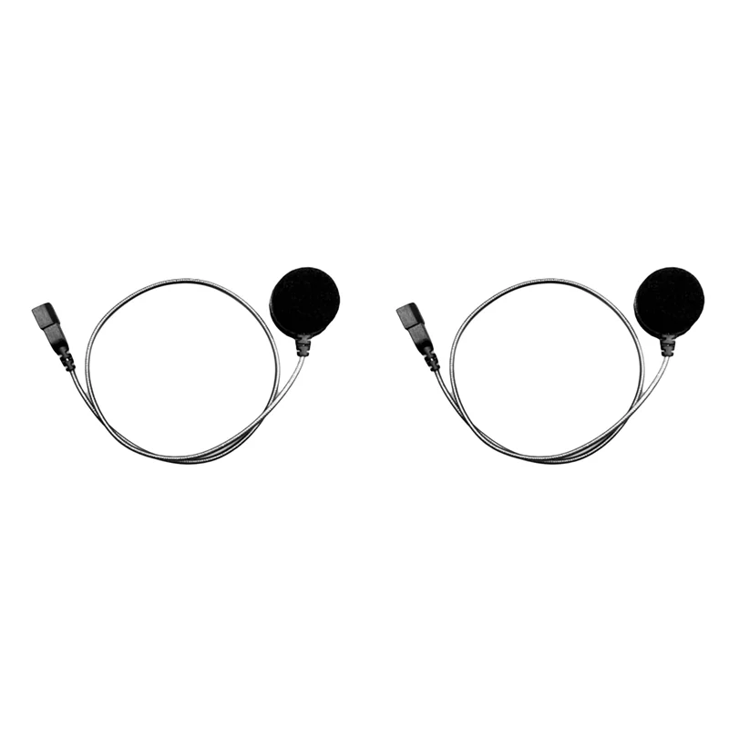 【T07A】2X Voor Cardo PACKTALK Edge Motorcycle Bluetooth Intercom Microfoonsnoer Microfoon Zacht Koord