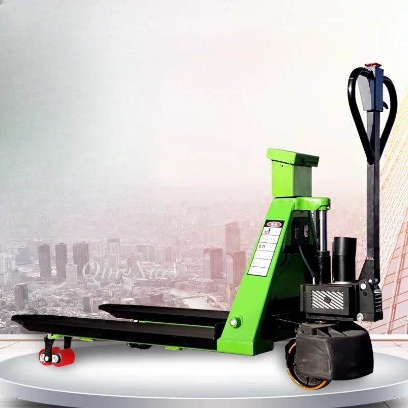 2.5Ton Weighing Hydraulic Pallet Truck Scale Trolley For Warehouse Goods Loading Unloading Weight Measuring Material Handling