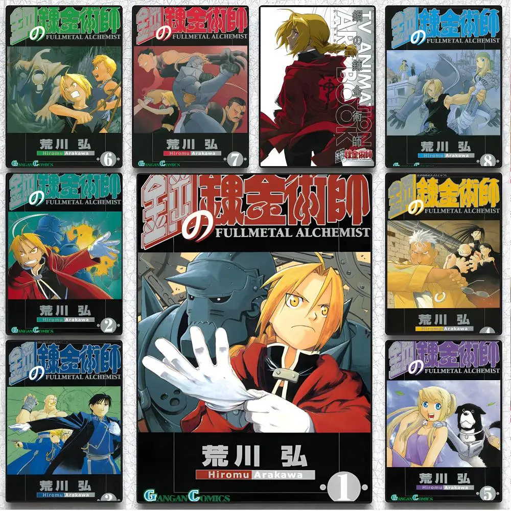Anime Fantasy F-Fullmetal Alchemist Poster Art Wall Decor, Indoor Outdoor for Collectors