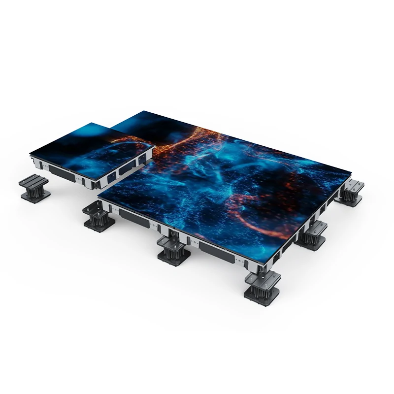 

5D DJ Dance Hall Immersive Interactive LED Floor Tile Screen Human Body Sensing Ground Display Screen