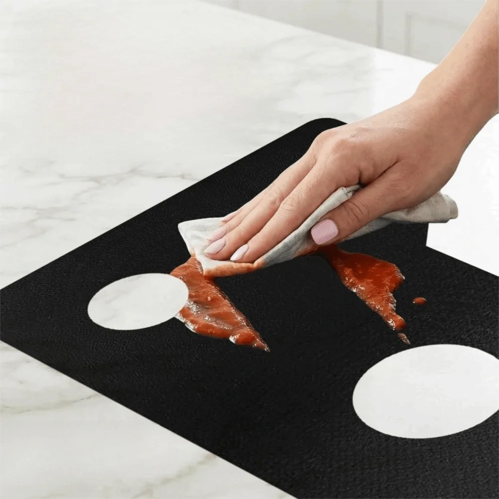 Nonstick Silicone Gas Stove Protector Mat Grease-proof Stain-resistant Gas Range Mat Rectangular Heat Resistant Gas Stove Gasket