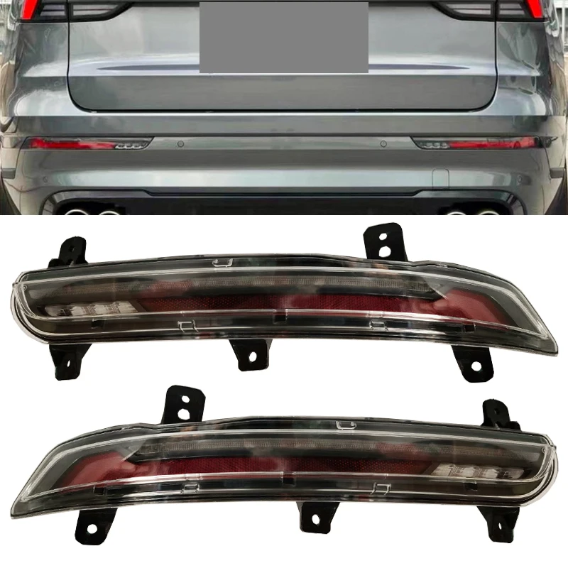 For Zeekr Lynk&Co 09 2021-2024 1pcs Car Accessories Bumper Tail Light Rear Taillight Fog Taillamp Reflector