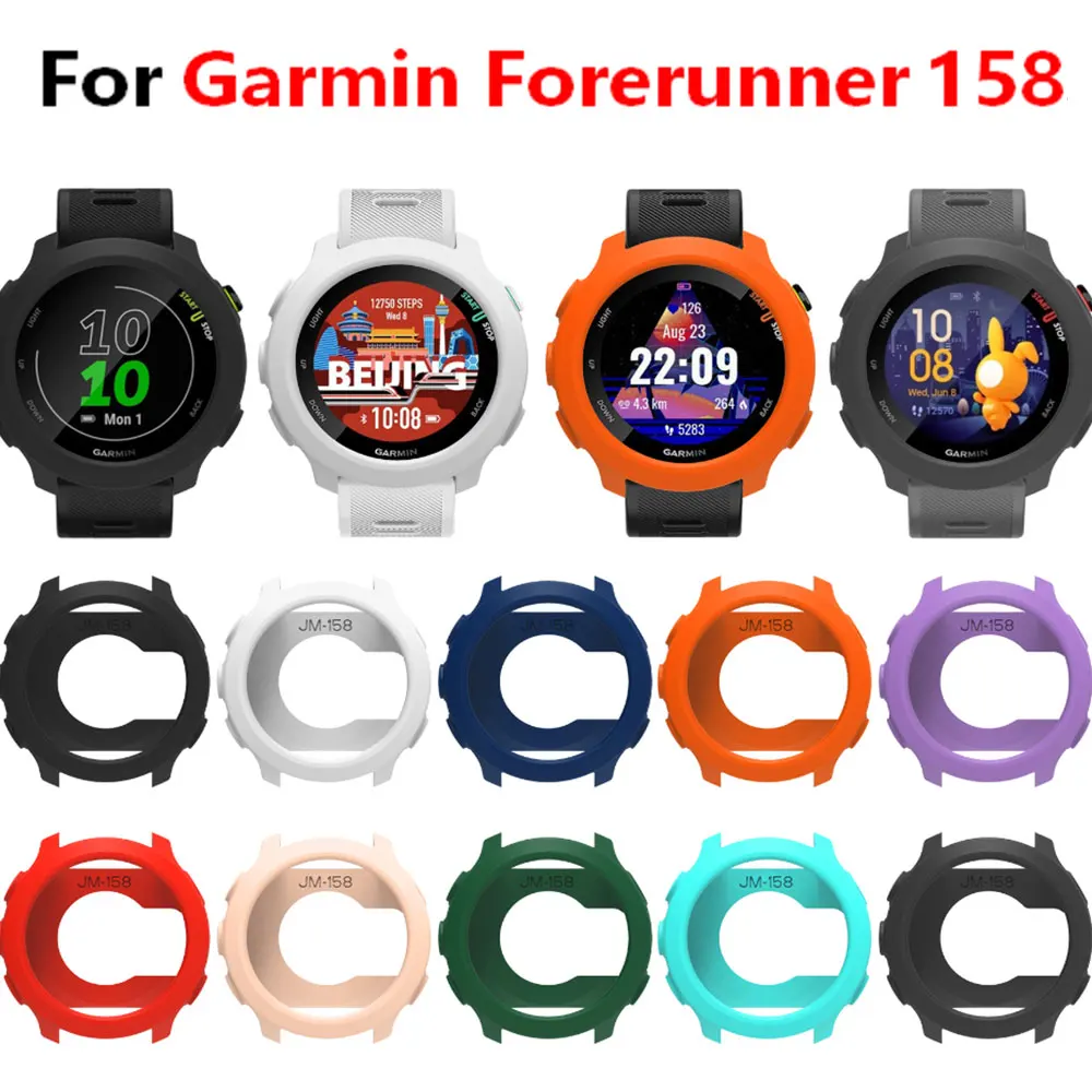 Силиконовый защитный чехол для Garmin Forerunner158, защитный чехол-бампер, рамка для Garmin Forerunner158, аксессуары для часов